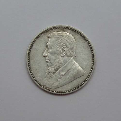 1897 ZAR Kruger sixpence - VF+/XF
