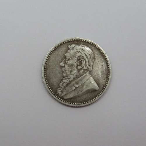 1893 ZAR Kruger sixpence - VF