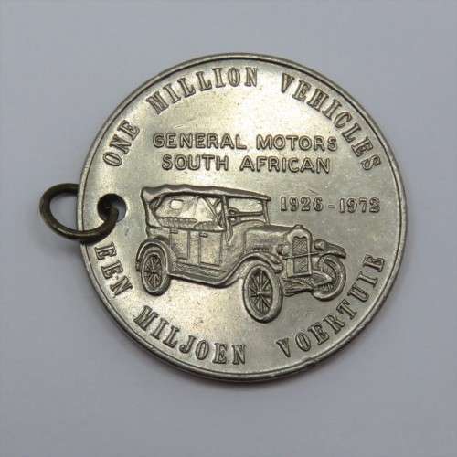 General Motors One Million vehicles 1972 medallion