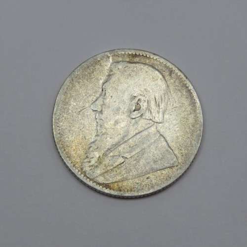 1896 ZAR Kruger shilling - Scarce - VG or worse