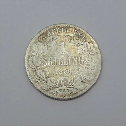 1896 ZAR Kruger shilling - Scarce - VG or worse