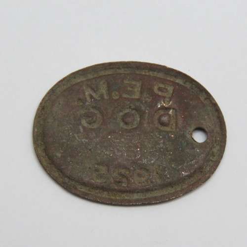 1925 Dog license marked P.E.M. Port Elizabeth municipality?