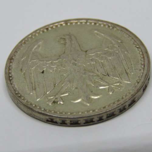 1924 G Germany Weimar Republic Drei Mark XF+