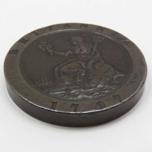 1797 Great Britain two pence XF+ - Top coin