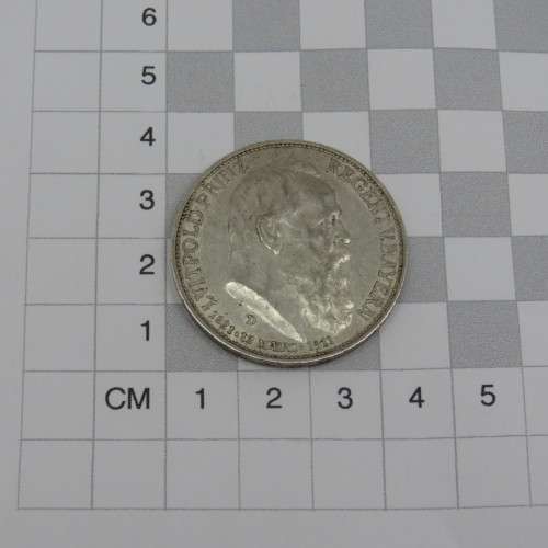 1911 D Germany Bavaria silver 3 mark - AU+