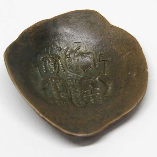 Byzantine Empire Isaac 2 Angelus 1185-1195 AD bronze coin