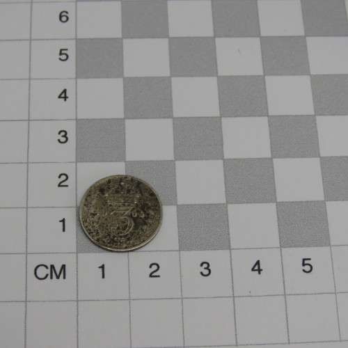 1905 Great Britain threepence EF