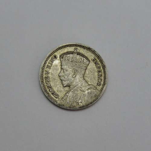 1934 Southern Rhodesia tickey 3d - VF+