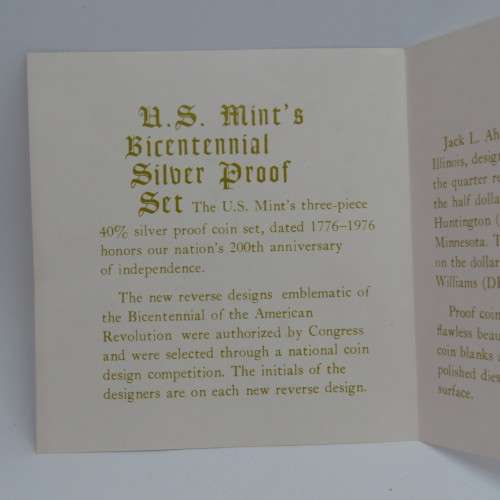 1976 USA Bicentennial silver proof set