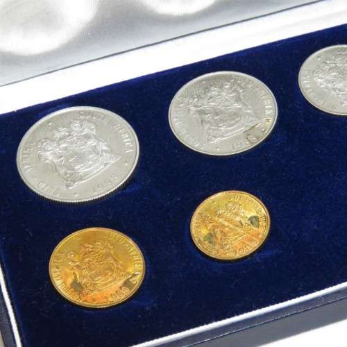 1988 RSA Short proof set with silver R1