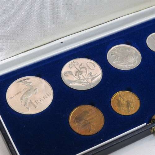 1989 RSA short proof set with silver R1