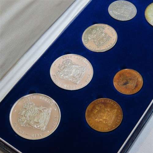 1986 RSA short proof set with silver R1