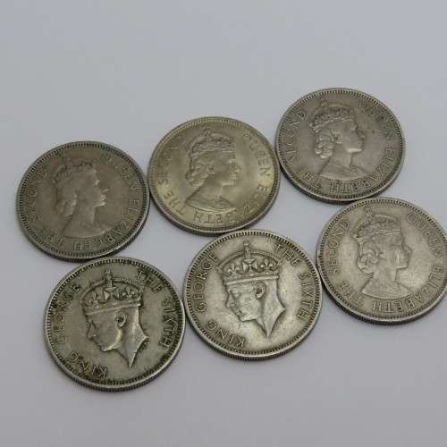 Malaya and British Borneo 20 cents - 1948, 1950, 1954, 1956, 1957, 1961