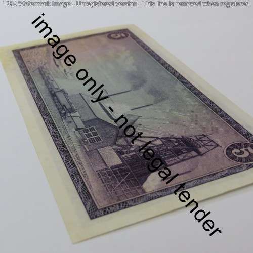 Rissik 2nd Issue R5 banknote Crisp uncirculated with some dark marks