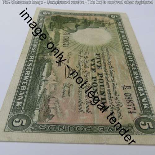 Postmus only issue 21 April 1938 Five pound banknote - Almost uncirculated