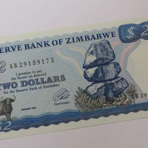 Zimbabwe 4th issue two dollars Harare 1994 - ZW13 - Uncirculated