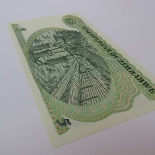 Zimbabwe 4th issue Five Dollars Harare 1994 uncirculated - ZW15