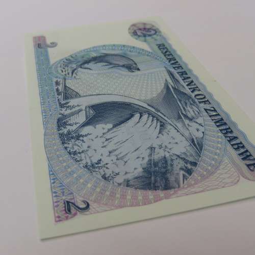 Zimbabwe 4th issue Two Dollars Harare 1994 - Uncirculated