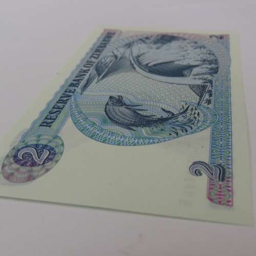 Zimbabwe 4th issue Two Dollars Harare 1994 - Uncirculated