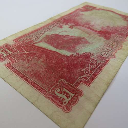 Reserve Bank of Rhodesia One Pound G7 Salisbury 5 October 1964 - Fine