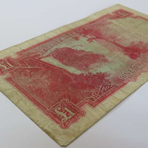 Reserve Bank of Rhodesia One Pound G9 - 19 October 1964