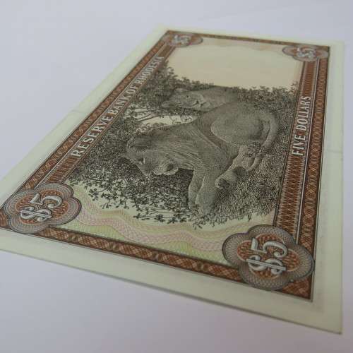 Reserve Bank of Rhodesia Five Dollars 2 October 1978 Crisp uncirculated
