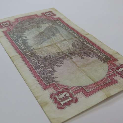 Reserve Bank of Rhodesia One Pound 1 September 1967 VF