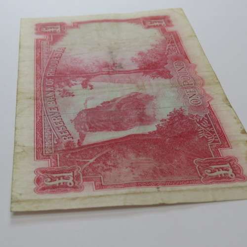Reserve Bank of Rhodesia One Pound G5 Salisbury 21 September 1964 - Fine