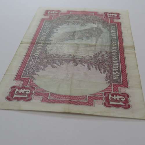 Reserve Bank of Rhodesia One Pound K25 1 sept 1967 - a EF