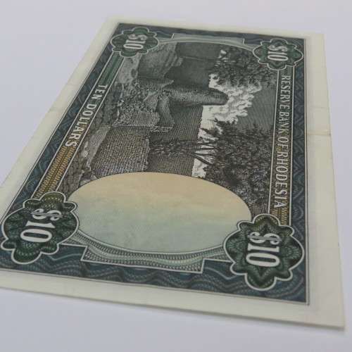 Reserve Bank of Rhodesia Ten Dollars 2 January 1979 AU