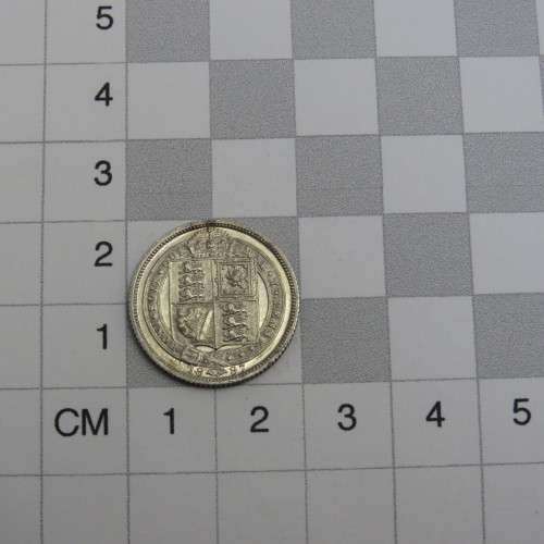 1887 Great Britain six pence - Uncirculated