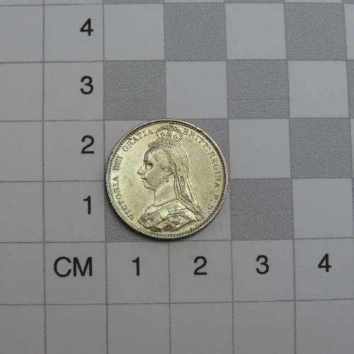 1887 Great Britain six pence - Uncirculated