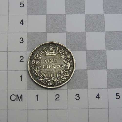 1842 Great Britain one shilling
