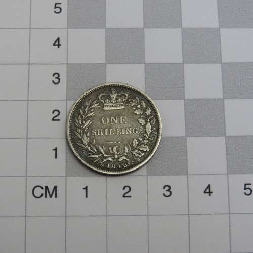 1842 Great Britain one shilling
