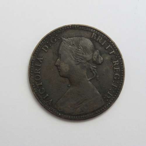 1860 Great Britain half penny