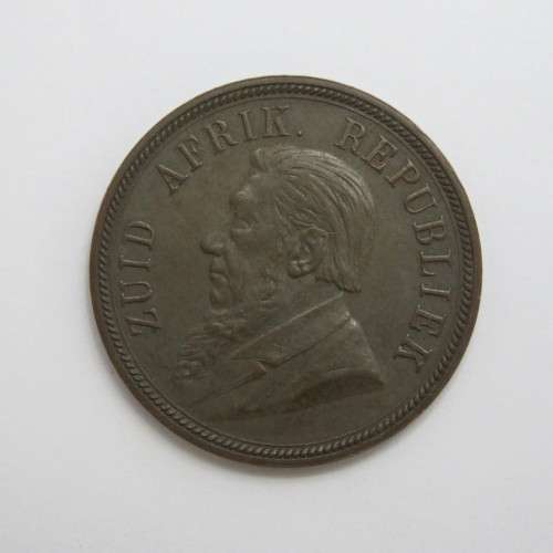 1898 ZAR Paul Kruger penny - a AU