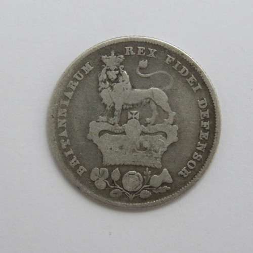 1826 Great Britain one shilling George 4