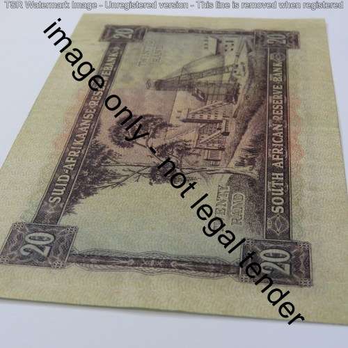 MH de Kock 4th issue R20 banknote EF with fold creases