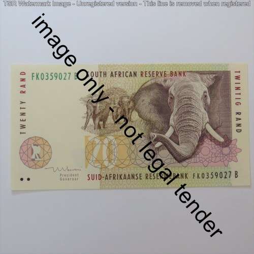 Mboweni First Issue R20 banknote - Uncirculated