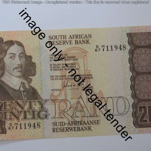 GPC de Kock 1st Issue R20 banknote - Crisp uncirculated