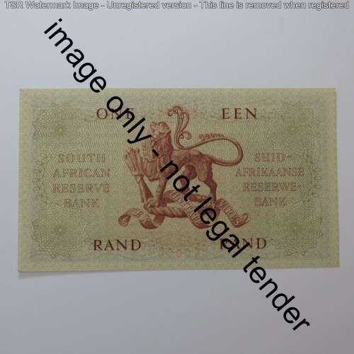 Rissik R1 banknote First Issue - Uncirculated with minor paperclip dent