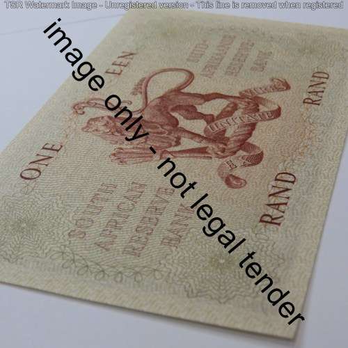 Rissik R1 banknote First Issue - Uncirculated with minor paperclip dent