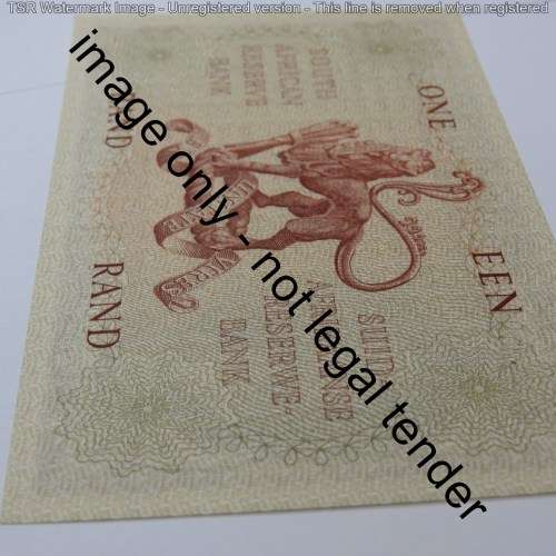 Rissik R1 banknote First Issue - Uncirculated with minor paperclip dent