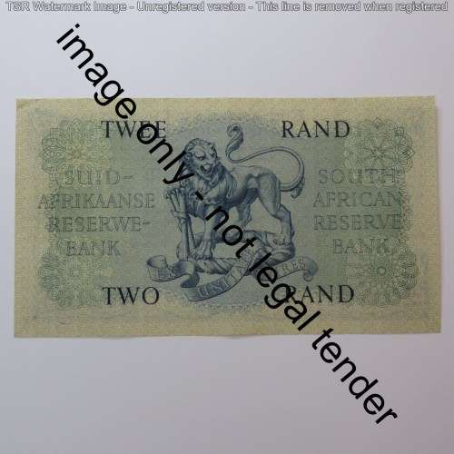MH de Kock 4th Issue R2 banknote uncirculated with centre crease