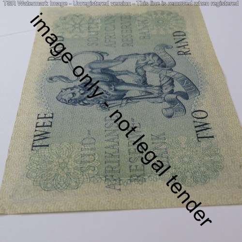 MH de Kock 4th Issue R2 banknote uncirculated with centre crease