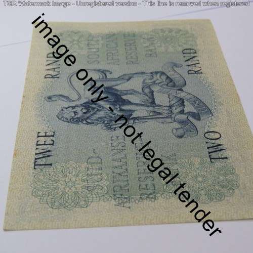 MH de Kock 4th Issue R2 banknote - Uncirculated with minor imperfections