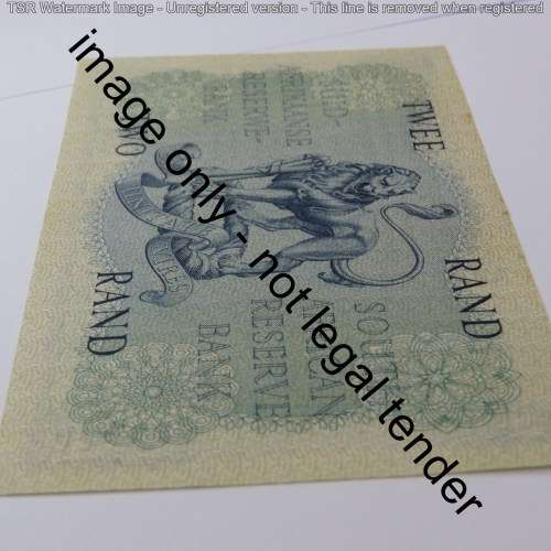 MH de Kock 4th Issue R2 banknote - Uncirculated with minor imperfections