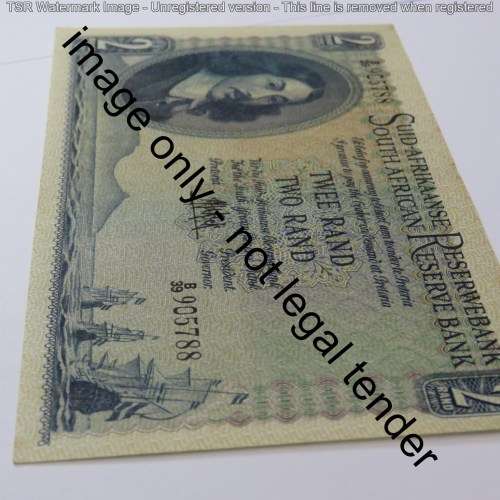 MH de Kock 4th Issue R2 banknote - Uncirculated with minor imperfections