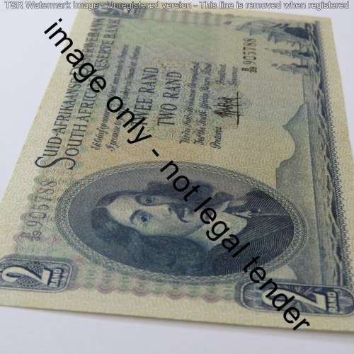 MH de Kock 4th Issue R2 banknote - Uncirculated with minor imperfections
