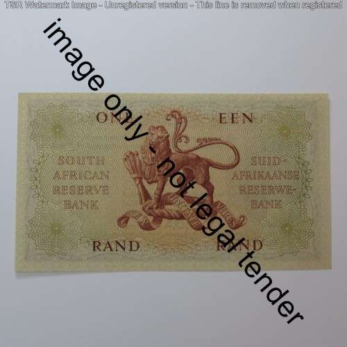 MH de Kock 4th Issue R1 banknote - Crisp Uncirculated